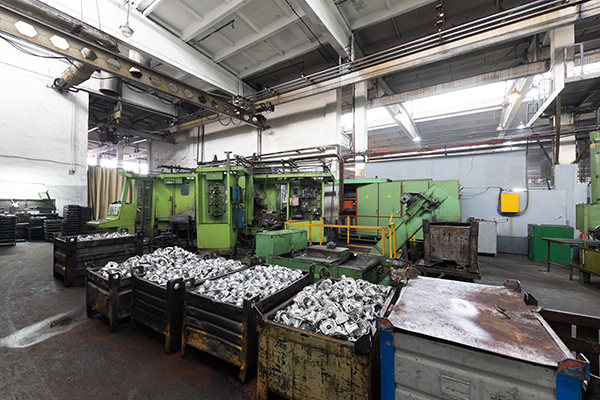 Aluminum casting and production line